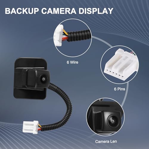 Image of Rear View Backup Camera Parking Assist Camera Compatible with Honda Accord 2014 2015 2.0L 2.4L L4 Replace# 39530-T2A-A71 39530T2AA71 590-438 HO1960101