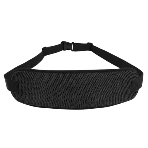 NHQZ 1 pieza Cinturón de seguridad para silla de ruedas de, cinturón de seguridad antideslizante engrosado para silla de ruedas, ajustable, hebilla anticaída para ancianos, niños (negro)