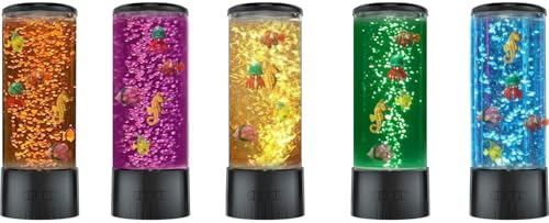 Sensory Bubble Tube Lamp for Autism & Anxiety Relief -Calming Water Bubble Table Light with Color Changing Fake Aquarium Effect, Ideal for Kids Room, Therapy Office, Nursery Home - Image 5