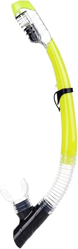 AQUA A DIVE SPORTS Esnórquel seco para buceo fácil de respirar para esnórquel, buceo, apnea y natación con válvula seca superior y boquilla de