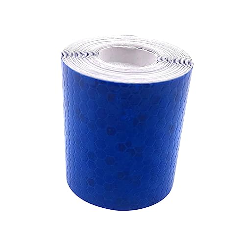 Healeved Lot De 4 Bandes Réfléchissantes Autocollantes pour Véhicules Et Camions - Blanc 300 Cm X 5 - Visibilité Nocturne Et Sécurité