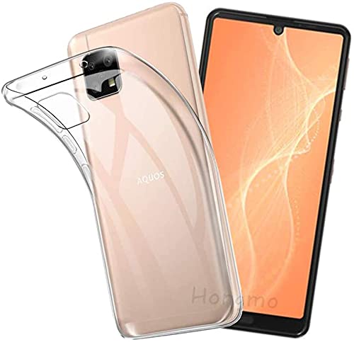 FOR sense4 SH-41A SH-M15 /Sense5G SH-53A SHG03 / Sense4 Lite / sense4 basic A003SH ケース TPU 透明保護ソフト シリコンケース 薄型 上質TPU クリア 全透明、耐衝撃、汚れ防止、 耐水、防指紋散熱加工の超薄型、最軽量【Hongmo】sense4 FOR sense4 SH-41A SH-M15 /Sense5G SH-53A SHG03 / Sense4 Lite / sense4 basic A003SH ケース TPU 透明保護ソフト シリコンケース 薄型 上質TPU クリア 全透明、耐衝撃、汚れ防止、 耐水、防指紋散熱加工の超薄型、最軽量【Hongmo】sense4