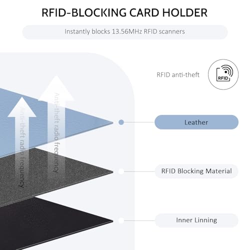 POIUGOYA Slim Wallet for Women,RFID Blocking Bifold Credit Card Holder with Zipper Coin Pocket,ID Window,Keychain