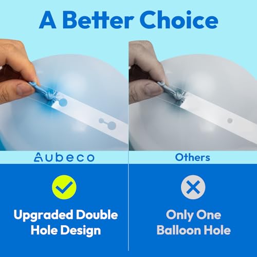 Image of Balloon Arch Kit, 209.97 ft | Balloon Garland Strip, 200 Clear Glue Point Dots, 1pc Tie Tool and 10 Clips, Party Decoration, Wedding, Birthday