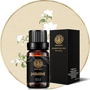 Aromatherapie jasmijn etherische olie, 100% pure jasmijn, etherische olie voor diffuser, therapeutische klasse jasmijn…