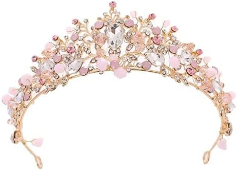 LEEMASING Bride Crown Wedding Tiara Bridal Jewelry Girl Headdress Princess Luxury Elegant For Women Birthday Pageant Wedding Prom