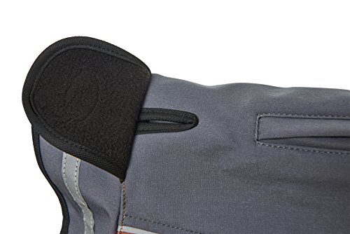 Kruuse Buster Softshell Hunde Mantel (Medium/Large) (Stahl-Grau/Leder-Braun)