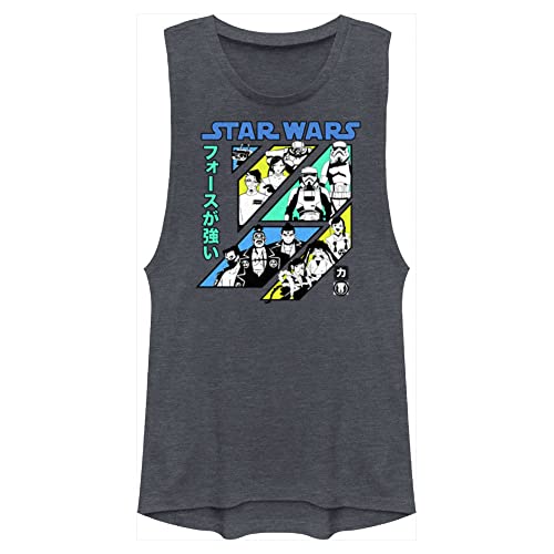 T-shirt sans manche Star Wars garçon bleu XL vêtement festival style geek