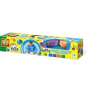 SES Creative 14441 My first – Fluffy vingerverf 4x120ml