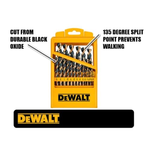 DEWALT Black & Gold HSS Drill Bit Set