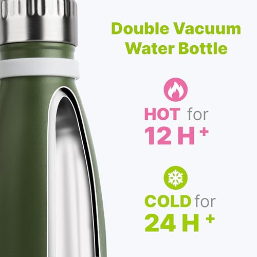 Image of Kids Water Bottle,9 oz Stainless Steel Vacuum Insulated Flask for School