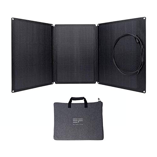 EF ECOFLOW Solar Panel 85W Portable Solar Charger Panel Compatible with River 370/RIVER 412 Power Station (Cables Sold Separately)
