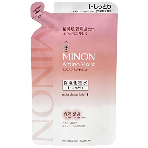 Minon Amino Moist Moist Charge Lotion 1- Moist Type - 130ml - Refill (Green Tea Set)
