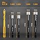 flintronic Fliesenbohrer Set, 6 8 10 12 Diamantbohrer & 6mm Anbohrer, Diamant Bohrer Set, Fliesen Bohrer, Glasbohrer Set, Fliesen Bohrer mit Sechskantschaft, Feinsteinzeug Bohrer zum Bohren Keramik