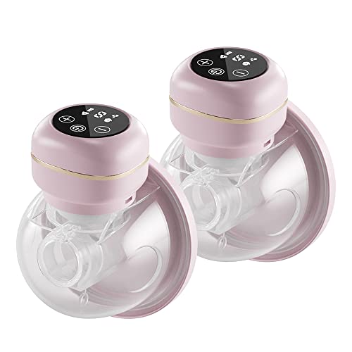 Xtahdge ウェアラブルさく乳器 携帯用電動さく乳器 ハンズフリー 3モード 9段階の吸引レベル 低騒音 26mmシリコンフランジ付き 150ml 授乳用容量150ml UIT