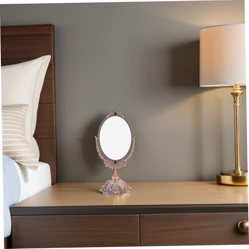 Miroir de table double face pivotant à 360° pour maquillage précis - 8