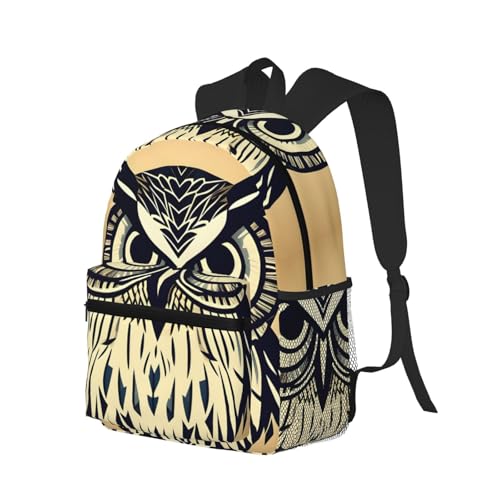 Sac à dos hibou avec poches multiples, modèle ultra léger et ergonomique - 2
