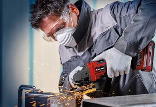 Einhell Professional Akku-Winkelschleifer TP-AG 18/125 CE Q Li Power X-Change (18 V, 900 W, Ø 125 mm, 33 mm Schnitttiefe, Brushless, Konstantelektronik, ohne Trennscheibe, ohne Akku)