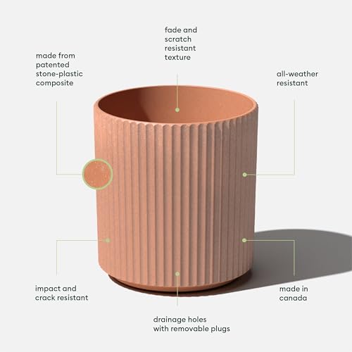 Image of Veradek Demi Series Planter - Large Round Outdoor Planter