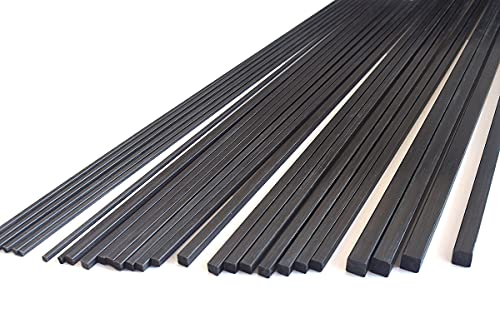 Cncarbonfiber CARBON-SQUARE-ROD6.0MM 4Pcs 6.0Mm Square Carbon Fiber Rods 6.0X6.0X420Mm,Solid Carbon Tube(Pultrusion) 6.0Mm Length 420Mm,1.4/2/3/4/6Mm Available thumb #2