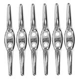 Cabilock 6 Piezas Unidades Ganchos Metálicos para Cuerda Persiana Enrollable Accesorios para Estores y Cortinas Gancho Venecianas Seguro y Fácil de Instalar para Hogar y Oficina