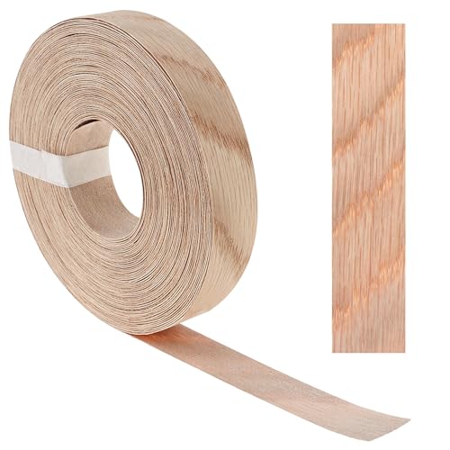 Placage bois de chêne blanc pré-collé pour masquer les chants abîmés de meubles et armoire
