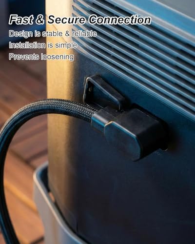 Cable trenzado de 20 pulgadas compatible con Delta 2 Max para evitar cortes de luz 6