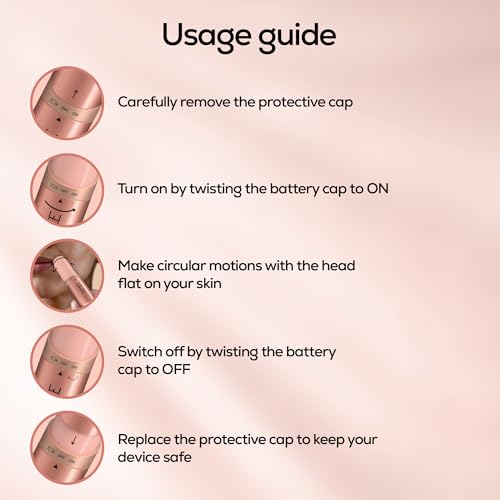 Image of RENEE Spark EpiSense One Facial Hair Remover | Cheeks, Upper Lip & Chin, Gentle On Skin | With Hypoallergenic Stainless Steel Blade & Smartlight Precision | For Women | 1 Unit