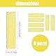 6 Stück für Kärcher Fensterreiniger Ersatzteile Fenstersauger Zubehör Pads WV2 WV5 Plus Prime Indoor, kärcher Fenstersauger Ersatzteile, Fensterputzer Set Ersatzmikrofaser Wischbezug, Gelb Indoor
