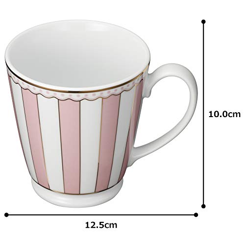 Mug Noritake Q001A/M-249 Porcelana Rosa 12.5 oz miniatura 7