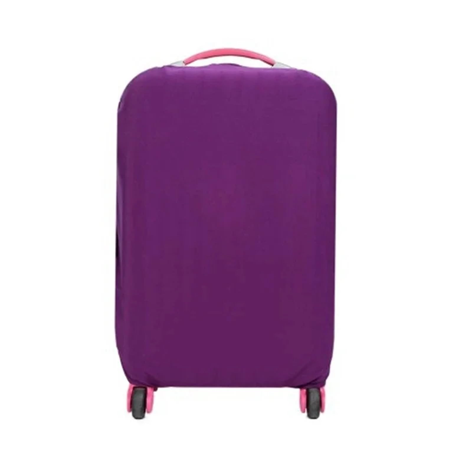 2 Stück Stoff-Kofferschutz, Gepäck-Staubschutzhülle, geeignet for 18-32-Zoll-Koffer, Reiseveranstalter(Purple,M(22-24inch))