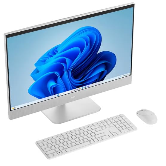 Image of Dell All in One Desktop Computer EC27260, Intel Core Ultra 7 355 Processor, 64GB DDR5, 4TB SSD, 27 Inch FHD Touchscreen, Wi-Fi 7, BT6.0, Intel Graphics, Business All-in-One PC, Windows 11 Pro
