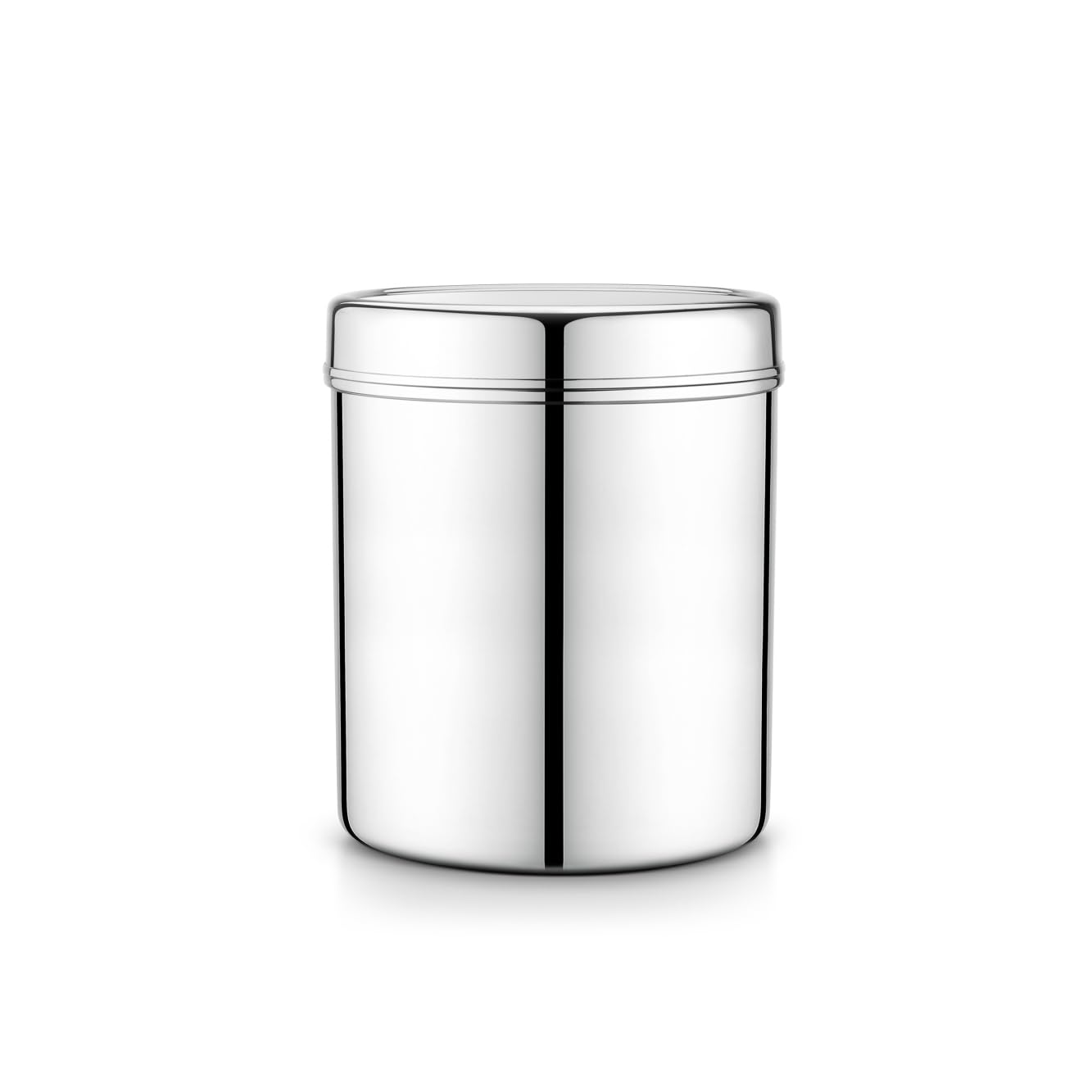Steelcraft Premium Stainless Steel 12 22G Deep Dabba,Silver Colour - Airtight | Durable | Long-Lasting |Reliable| Spice Storage Container | Steel Jar| for Kitchen Storage| Capacity-1700ml