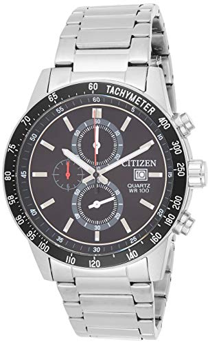 Preisvergleich Produktbild CITIZEN Herren Analog Quarz Uhr mit Edelstahl Armband AN3600-59E