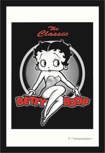 Empire Merchandising GmbH 544391 Miroir imprimé avec Cadre en Plastique Effet Bois Betty Boop Classic 30 x 40 cm
