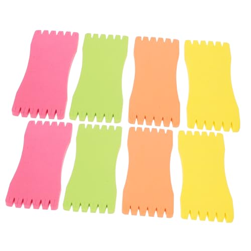 ifundom 10Pcs Fishing Line Board Spool Sponge Wrapped Wire Winding Plate for Organizing Fishing Lines Hooks Leaders Random Color