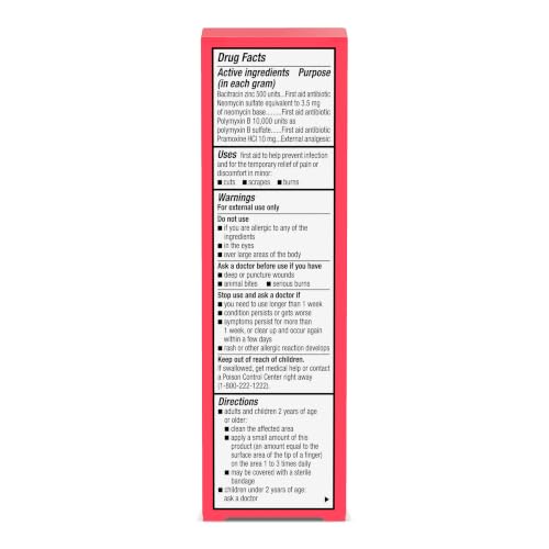 Amazon Basics First Aid Antibiotic Burn Relief, Maximum Strength Triple Antibiotic Ointment, 1 ounce (pack of 1) (Previously Amazon Basic Care) - image 9