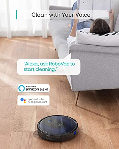 Image of eufy Certified Like-New BoostIQ RoboVac 15C MAX, Wi-Fi Connected, Super-Thin, 2000Pa Suction, Quiet, Self-Charging Robotic Vacuum Cleaner, Cleans Hard Floors to Medium-Pile Carpets, Black(Renewed)