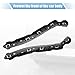 X AUTOHAUX 1 Pair Front Left Right Side Bumper Cover Bracket No.68247394AA/68247398AA for Jeep Renegade
