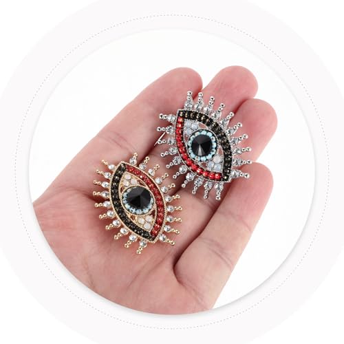 Broche de ojo malvado turco para sujetar chales y chaquetas con estilo 4