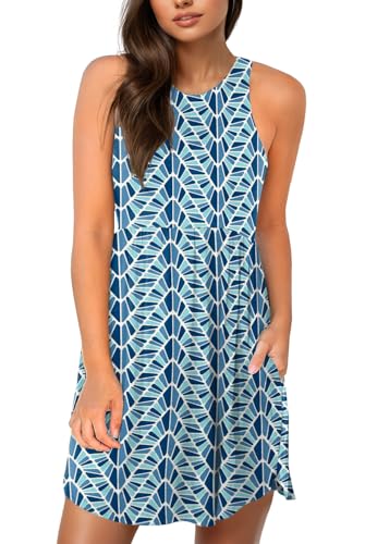 Image of HiMONE Vacation Dresses for Women 2025 Summer Dress Women's Casual Sundresses Casual Beach Petite Sun Dress XS-2XL