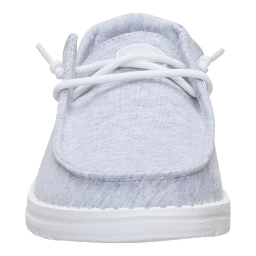Image of HEYDUDE Women's Wendy Stretch Jersey Slip On Shoes | Lightweight Comfortable Travel Loafers with Elastic Laces