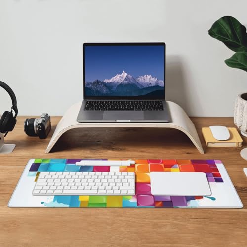 Tapis d'écriture 30,5 x 80 cm pour protéger le bureau des rayures - 6