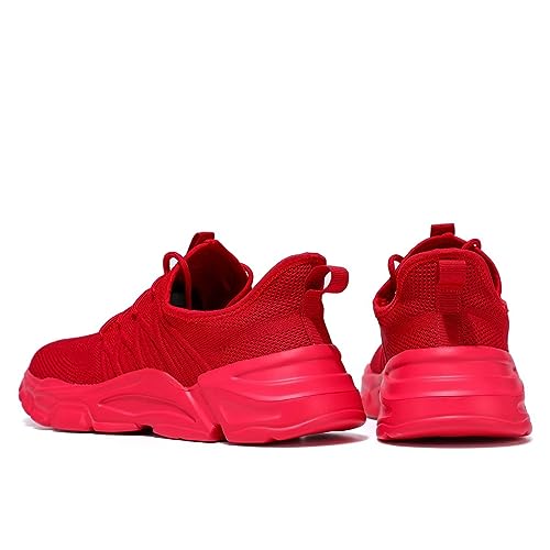 Image of Socviis Mens Slip On Running Shoes Athletic Walking Trainers Lightweight Breathable Mesh Tennis Sneakers