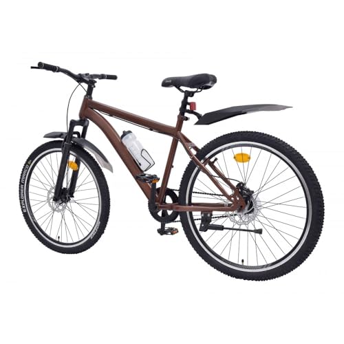 Image of playR Stallion Cycle 27.5 Inch Single Speed - Front Wheel Shock Abs Front and Rear Disc Brake for Durable City Bicycle & Outdoor Adventure Bike for Men & Women All Season