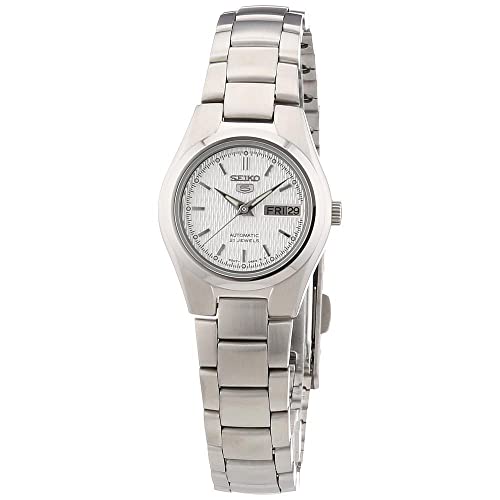 SYMC07K1 Seiko 5 Automatic �V���o�[ ���� �A�i���O �r�W�l�X �I�[�g�}�`�b�N �C�O�o�� Seiko