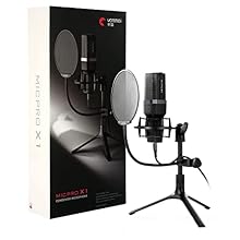 🧑‍🎤🎼[All-in-one comboo]Professional Recording Studio Equipment with adjustable desk microphone stand, Adjustable Shock Mount, double layer Pop Filter , Screw adapter, Microphone clip. All the items of the package can meet your need for live streaming...