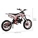 gihusrzx 50cc Dirt Bike for Adults & Kids, 2-Stroke Mini Bike Gas Powered Off Road Motorbike Motorcycle Motorcross with Speeds up to 25 MPH for Uphill and Off-Road for Youth Riders, Support 330IBS Red