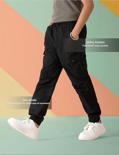Image of Amazon Brand - Symbol Kids Boys Relaxed Cargo Jogger Pant
