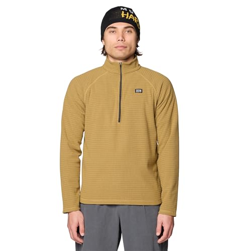 Mountain Hardwear Men's Summit Grid Half Zip, Grassland, Small